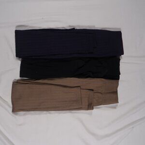 Chances R & Old Navy Seamless Lot Of 3Leggings Women’s L/XL M/L Brown Black Blue